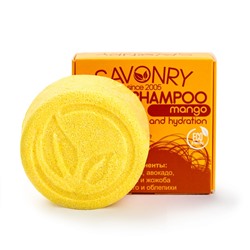 Твёрдый шампунь Mango (манго), питаниеи увлажнение, 80 г