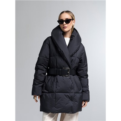 Пуховик женский черный