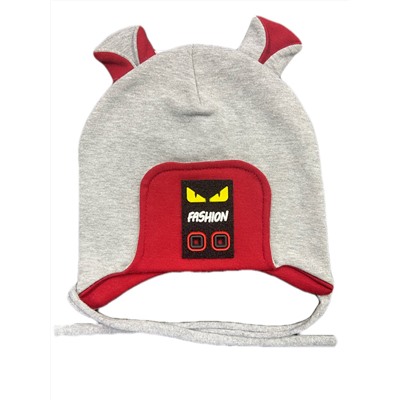 Шапка для мальчика Cotton-Kids 9.21-018 сер