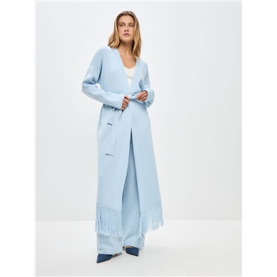 Кардиган с бахромой BEVERLY, Голубой