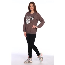 333 Свитшот "кофейный"