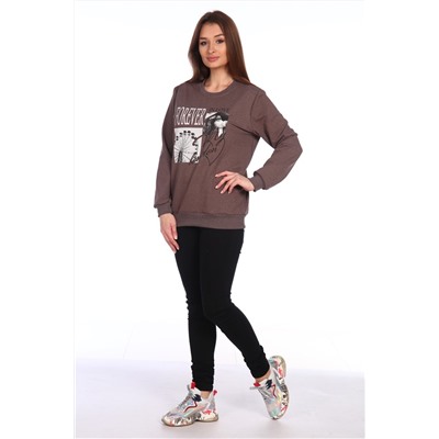 333 Свитшот "кофейный"