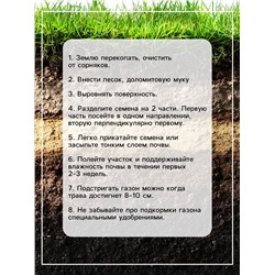 Газонная травосмесь «Теневыносливая», 5 кг