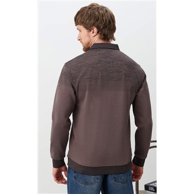 Поло F611-07-5858 brown