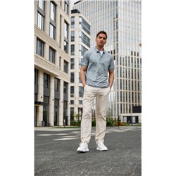 Брюки льняные мужские P111-0852 светло-бежевые