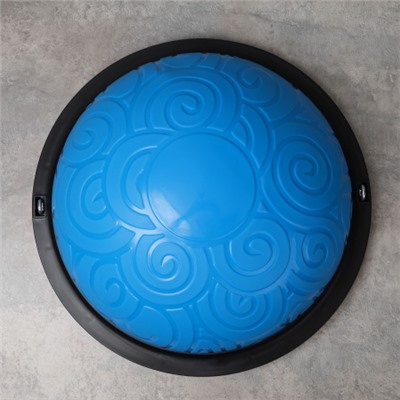 Полусфера балансировочная BOSU 46см Woohooo Curls эспандер, насос/ синий / B46Cu-B/ уп5