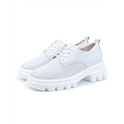 03-HY11-2D WHITE Полуботинки женские (натуральная кожа)