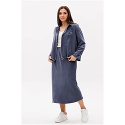 Костюм юбочный 5079 черничный