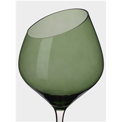 Бокал для вина Magistro «Иллюзия», 540 мл, 10×24 см, стекло, зелёное