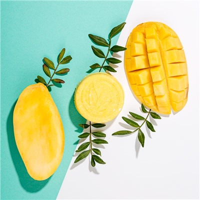 Твёрдый шампунь Mango (манго), питаниеи увлажнение, 80 г