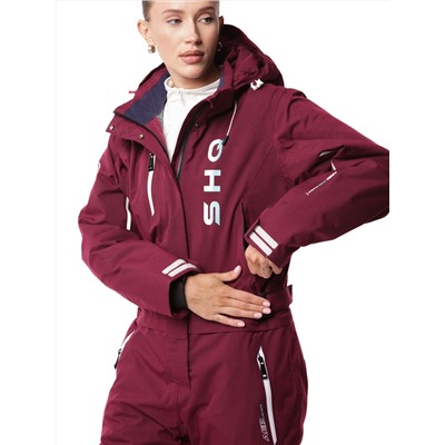 Комбинезон B-9063 Темно-бордовый