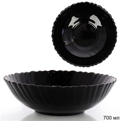 Салатник 700 мл 178 мл ЧЕРНАЯ Классика тарелка глубокая  BNTW70T (Black) (уп48)