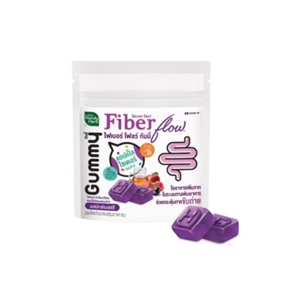 Мармелад для ЖКТ с клетчаткой и яблочным уксусом Handy Herb Gummy Fiber Flow Mixed Berry and Apple Cider Vinegar 22 гр