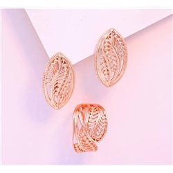 Набор: Кольцо и Серьги бижутерия