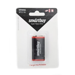 Батарейка Smartbuy 6F22 BL-1 /уп 12/240/ крона