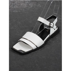 08-PEY183-1 WHITE Босоножки женские (натуральная кожа)