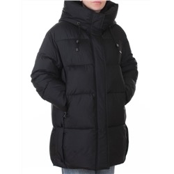 8888 BLACK Куртка зимняя женская оверсайз (200 гр. холлофайбер)