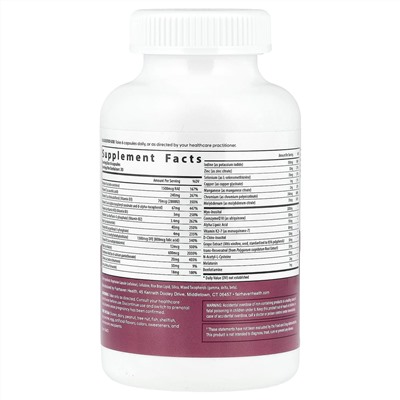 Fairhaven Health, FH Pro, мультивитаминный комплекс для женщин, 180 капсул