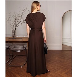 Платье #ОКТ035015, шоколадный