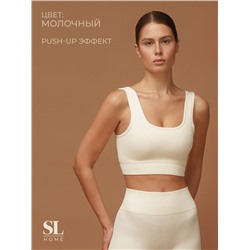 Топ спортивный женский Sima-Land Home, молочный