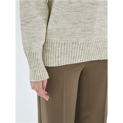 Джемпер вязаный с длинными рукавами