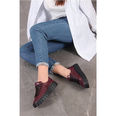 Кеды ED'ART 127.91505'bl. Бордовый R