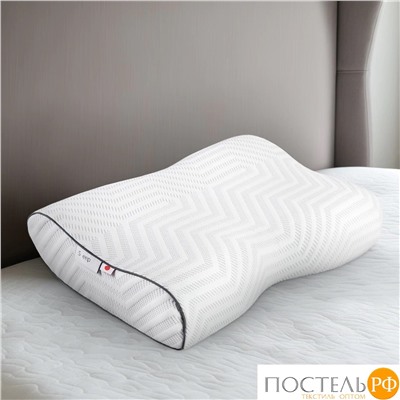 Sleep iX АМЕЯ ЭРГО КУЛ бел Подушка анатомическая с охл.гелем 57х31х10/11,7, 1 пр., плстр/пенополиуретан