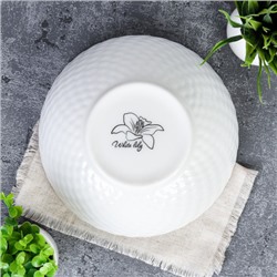 Набор суповых тарелок 4 штуки 900 мл 175 мм Фактурные / WVW70Q (WHITE) /уп 12/