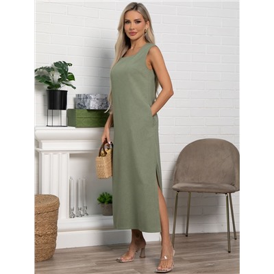 Платье Айлин (оливковое) П15353-19М