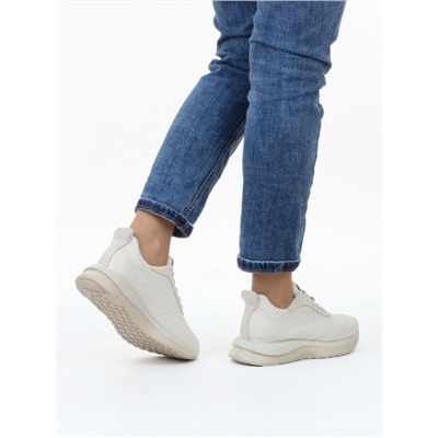 03-A180-2 LT. BEIGE Кроссовки женские (натуральная кожа)