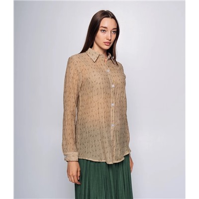 Рубашка #КТ2422, бежевый