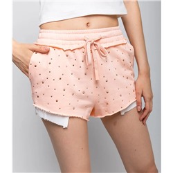 Шорты #КТ1234, персиковый