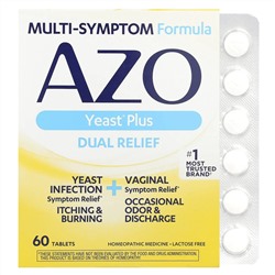 AZO, Yeast Plus, 60 таблеток