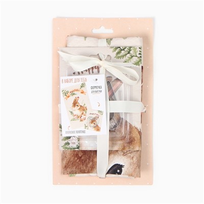 Кухонный набор «Этель. Пасхальный кролик»: полотенце 40×73 см, саржа 190 г/м², формочки для печенья