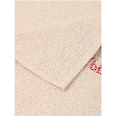 Набор в мешочке «Этель» Happy: полотенце 35×60 см, тёрка 7.7×3.7×3 см