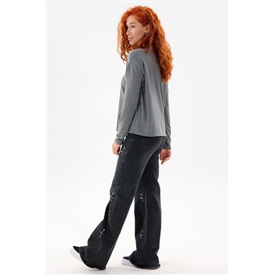 Лонгслив женский оверсайз С Арт. 10640