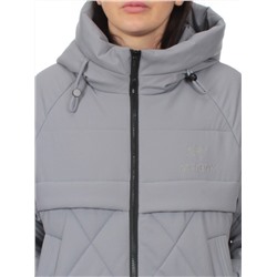 285 GRAY Куртка зимняя облегченная женская (верблюжья шерсть)