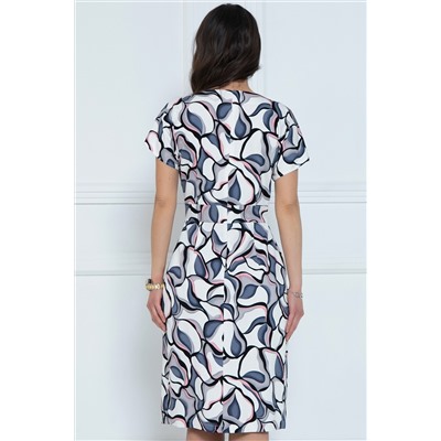 Платье миди с разрезом