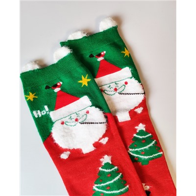 Носки НГ р.35-40 "New Year's magic" Санта