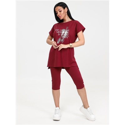 Эпюр - костюм бордовый