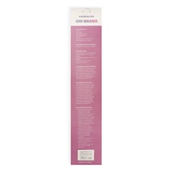 SIM-BRAIDS Канекалон двухцветный, гофрированный, 65 см, 90 г, русый, светло-русый(#FR=6)