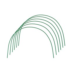 Дуги для парника, металл в кембрике 2 м, d=10 мм, набор 6 шт., Greengo
