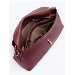 Женская кожаная сумка Richet 3282LG 839 Бордовый