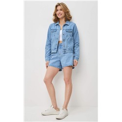 Куртка джинс F412-1228 l.blue