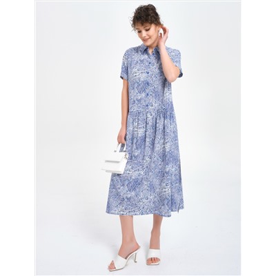 Платье из вискозы с принтом