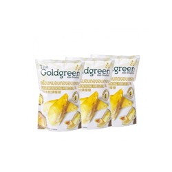Сушёный (сублимированный) дуриан сорт Monthong The Goldgreen 78 гр × 3 пачки