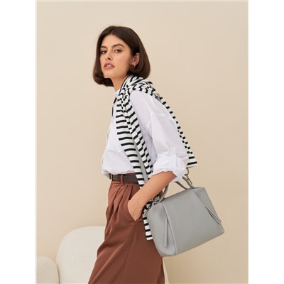 Женская кожаная сумка Richet 2645LN 830 Серый