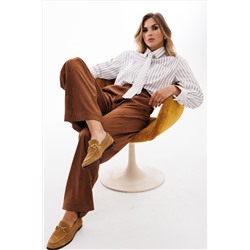 Блуза EOLA 2919.1 молочный_полоска