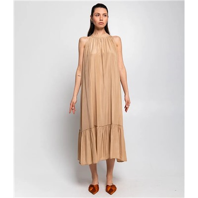 Платье #КТ1703, бежевый