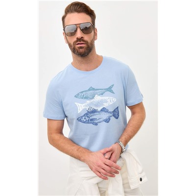 Футболка F311-06-734 grey-blue